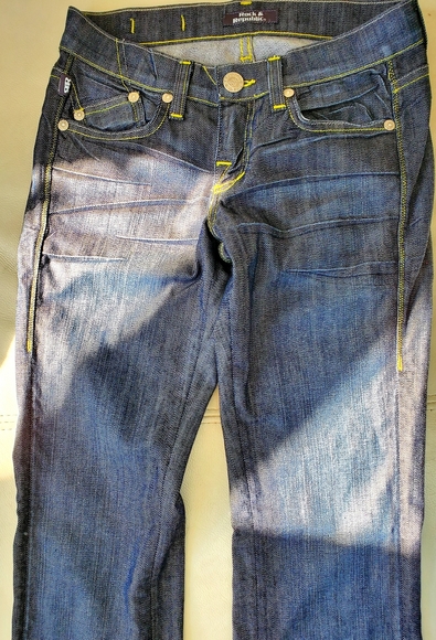 Unique look ! Rock & Republic blue jeans - Picture 5 of 14